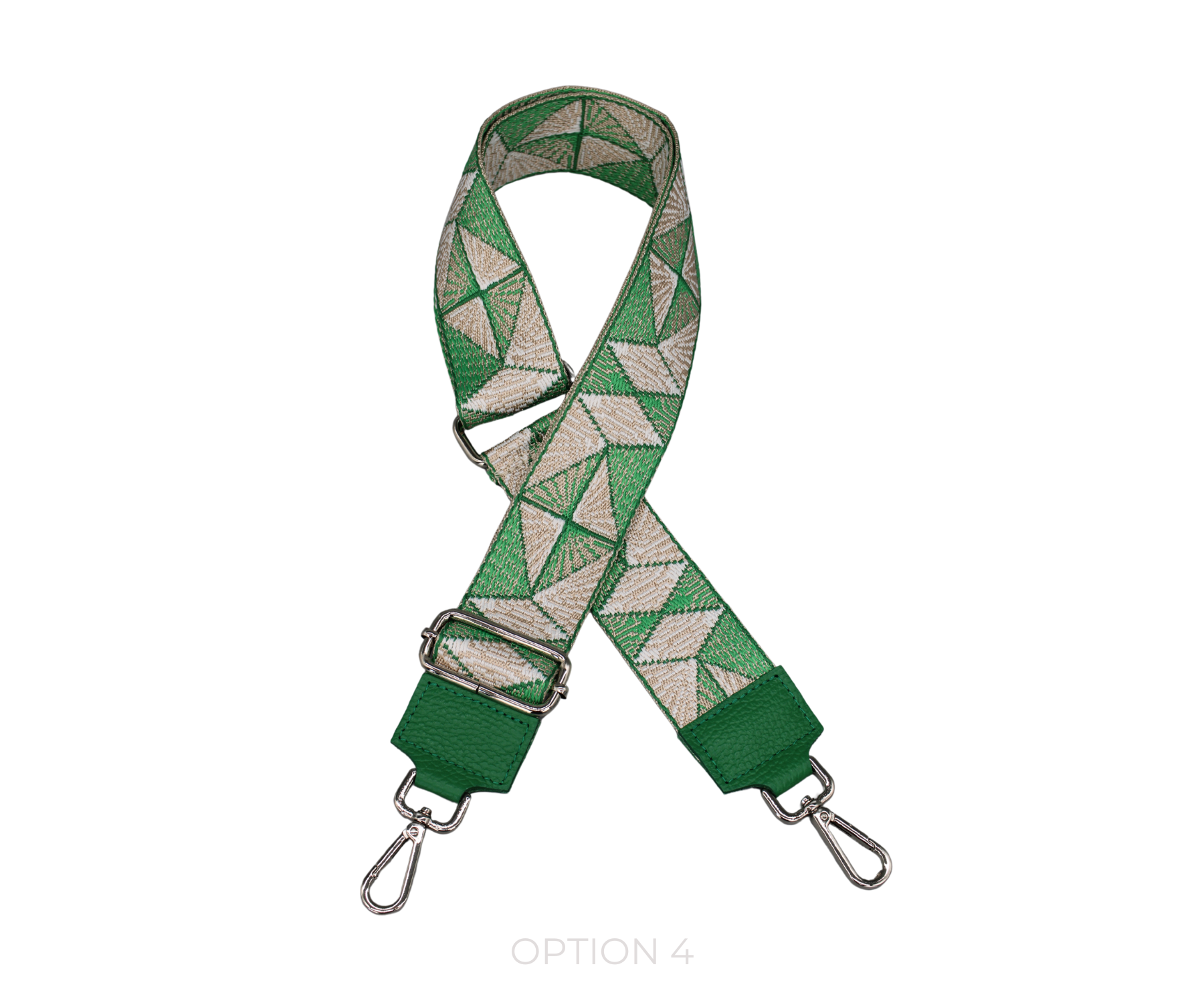 Taschenriemen - Grün (Silber)