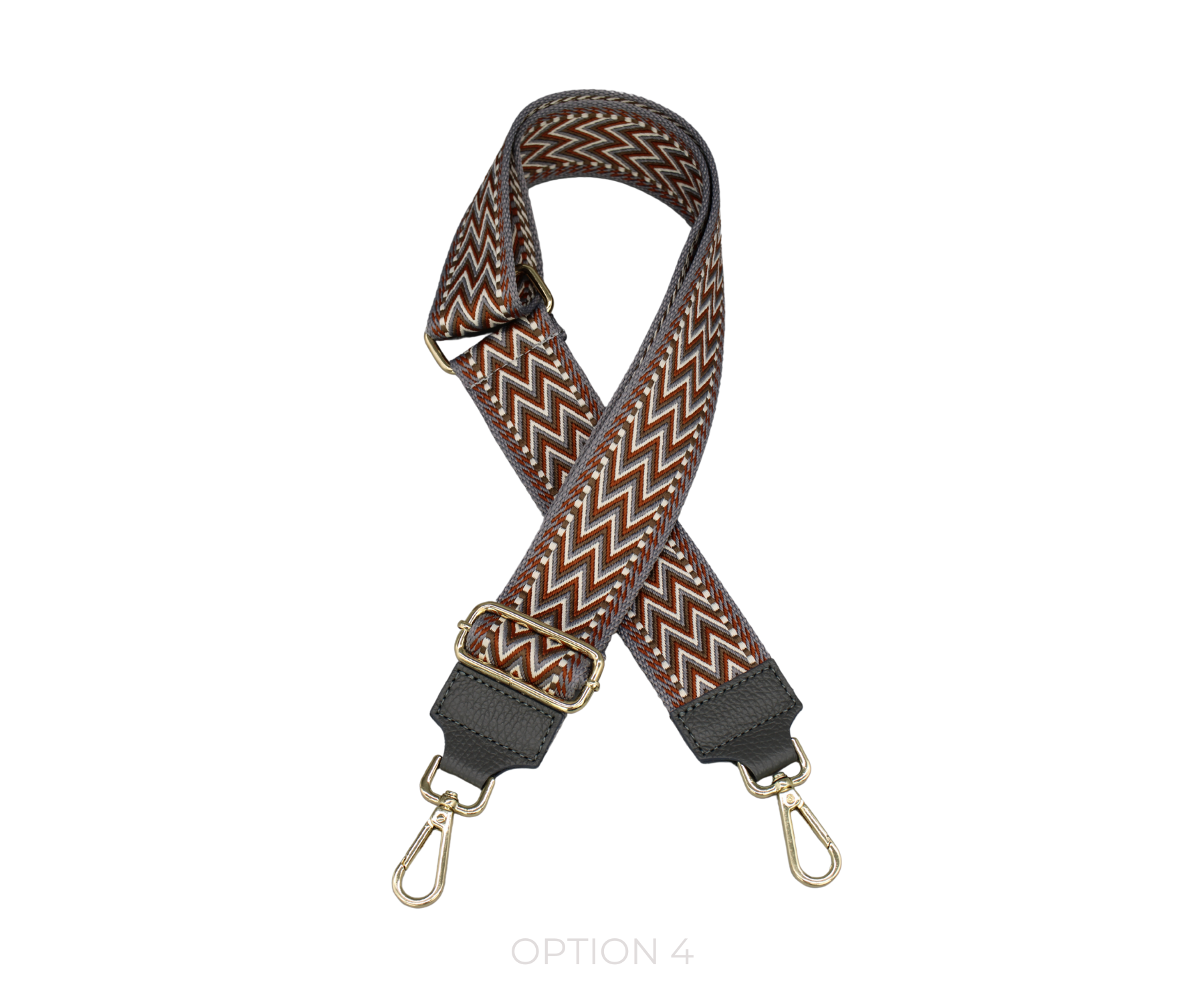Taschenriemen - Dunkelgrau (Gold)
