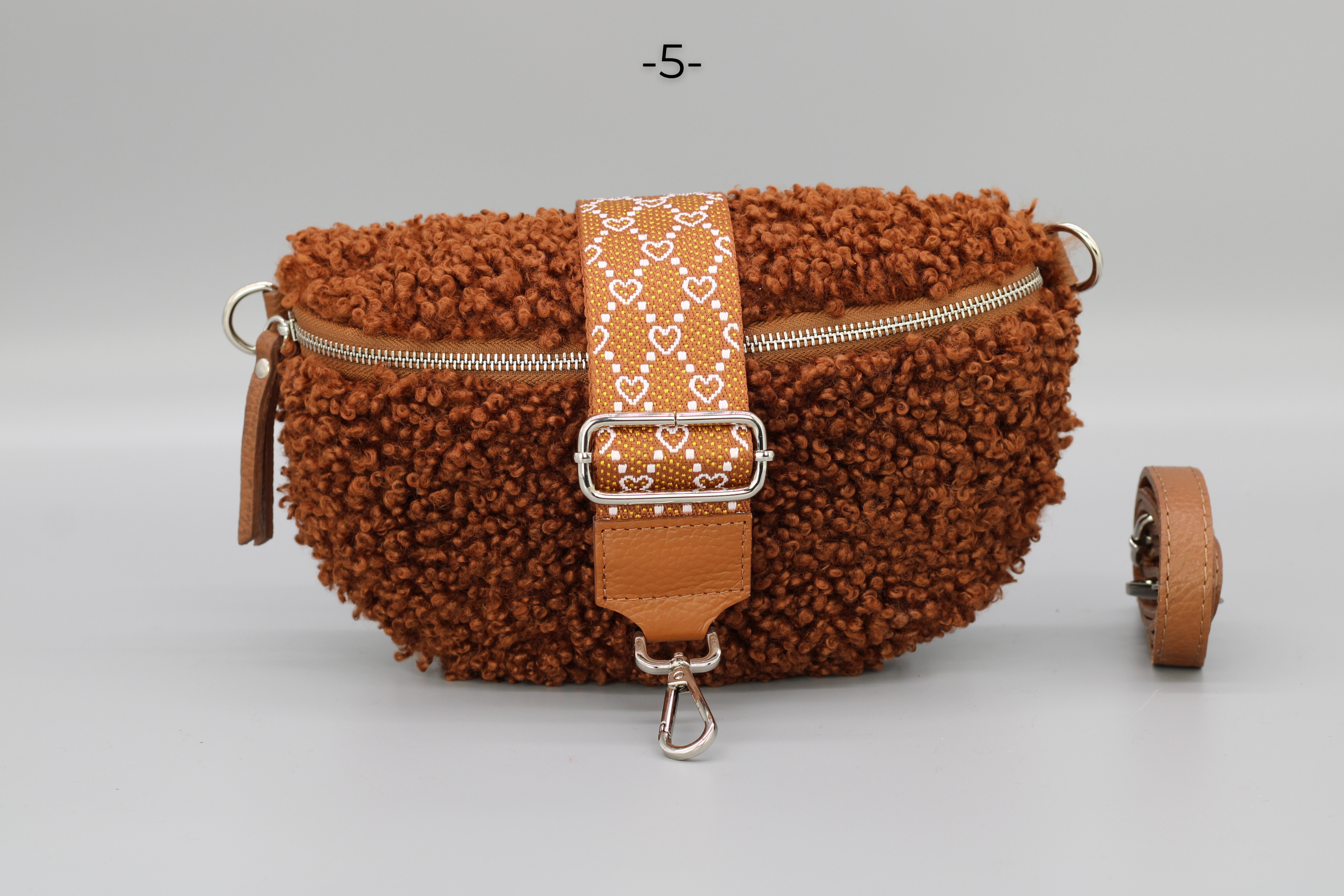 Teddy - Medium Cognac Braun (Silber)