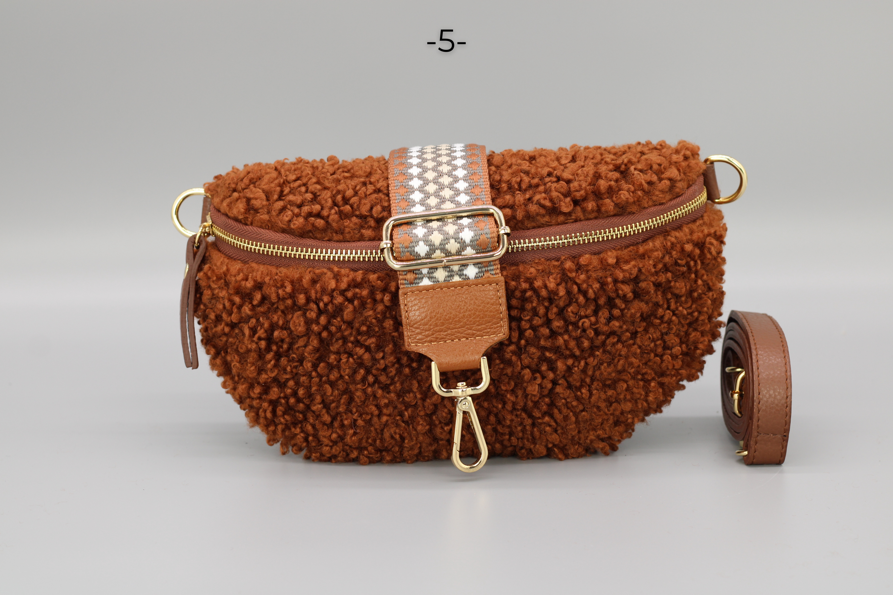 Teddy - Medium Cognac Braun (Gold)