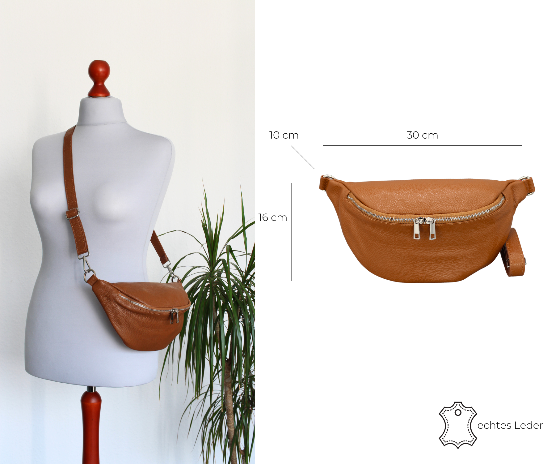 Linda - Cognac Braun