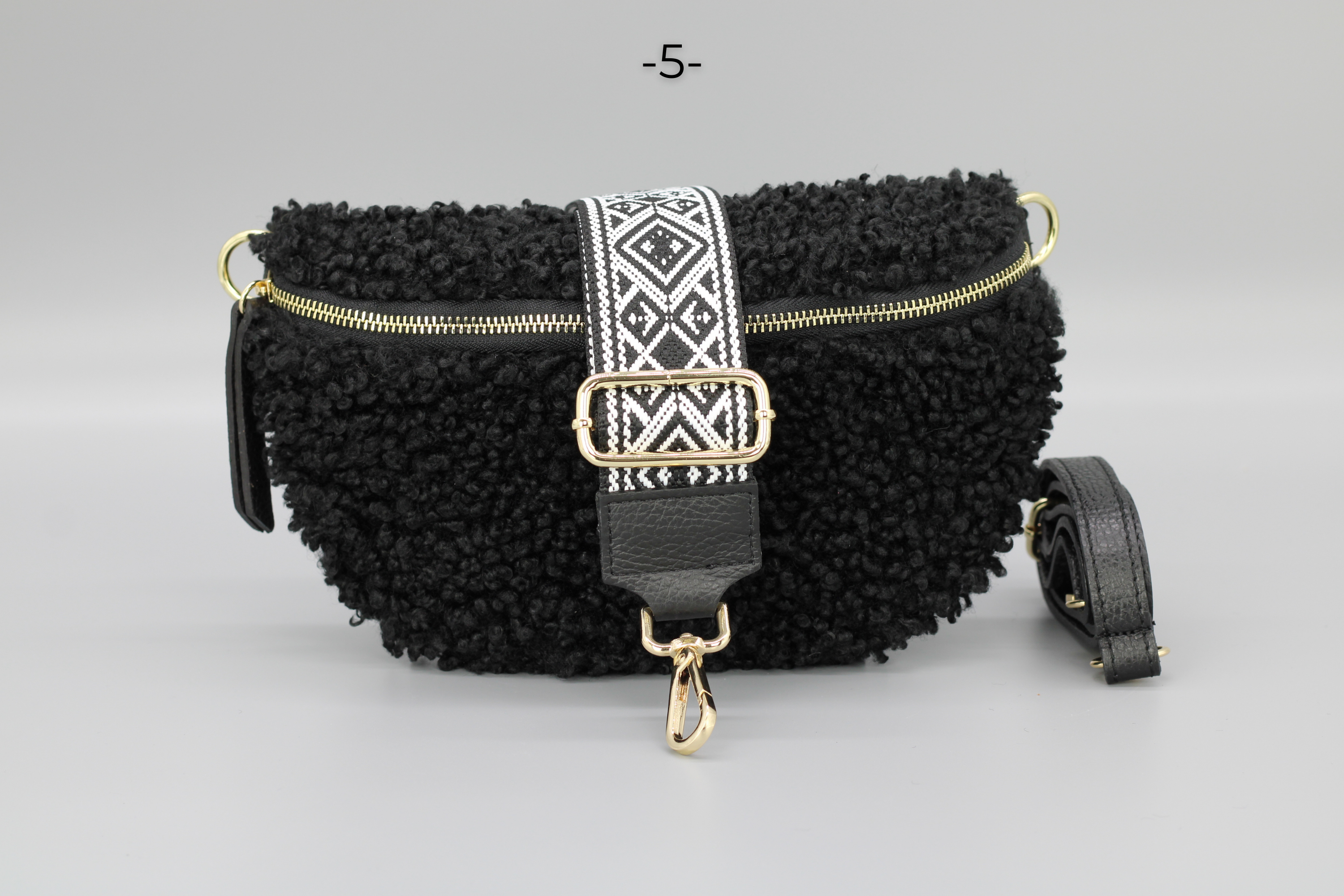 Teddy - Medium Schwarz (Gold)