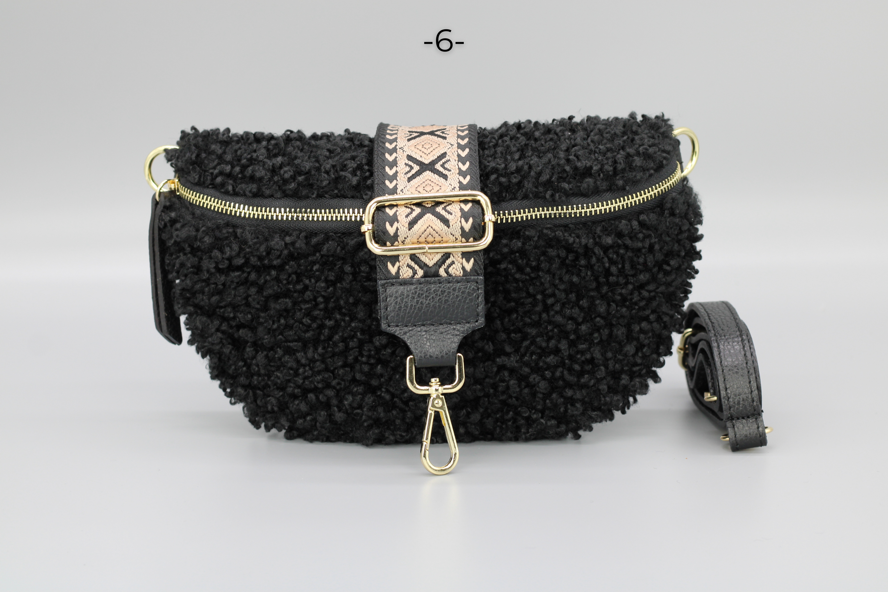 Teddy - Medium Schwarz (Gold)