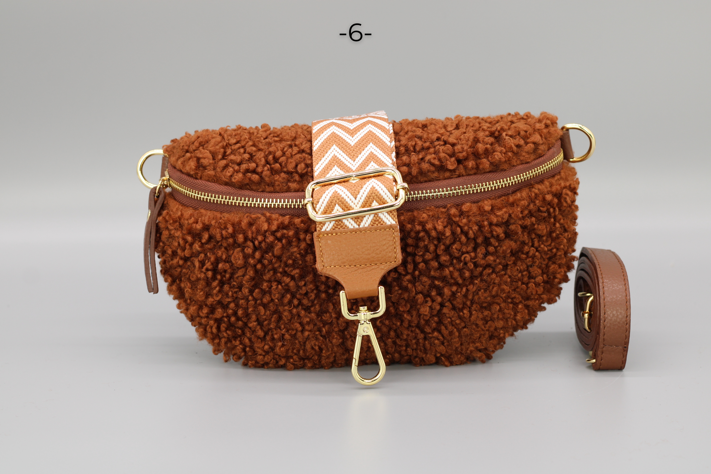 Teddy - Medium Cognac Braun (Gold)