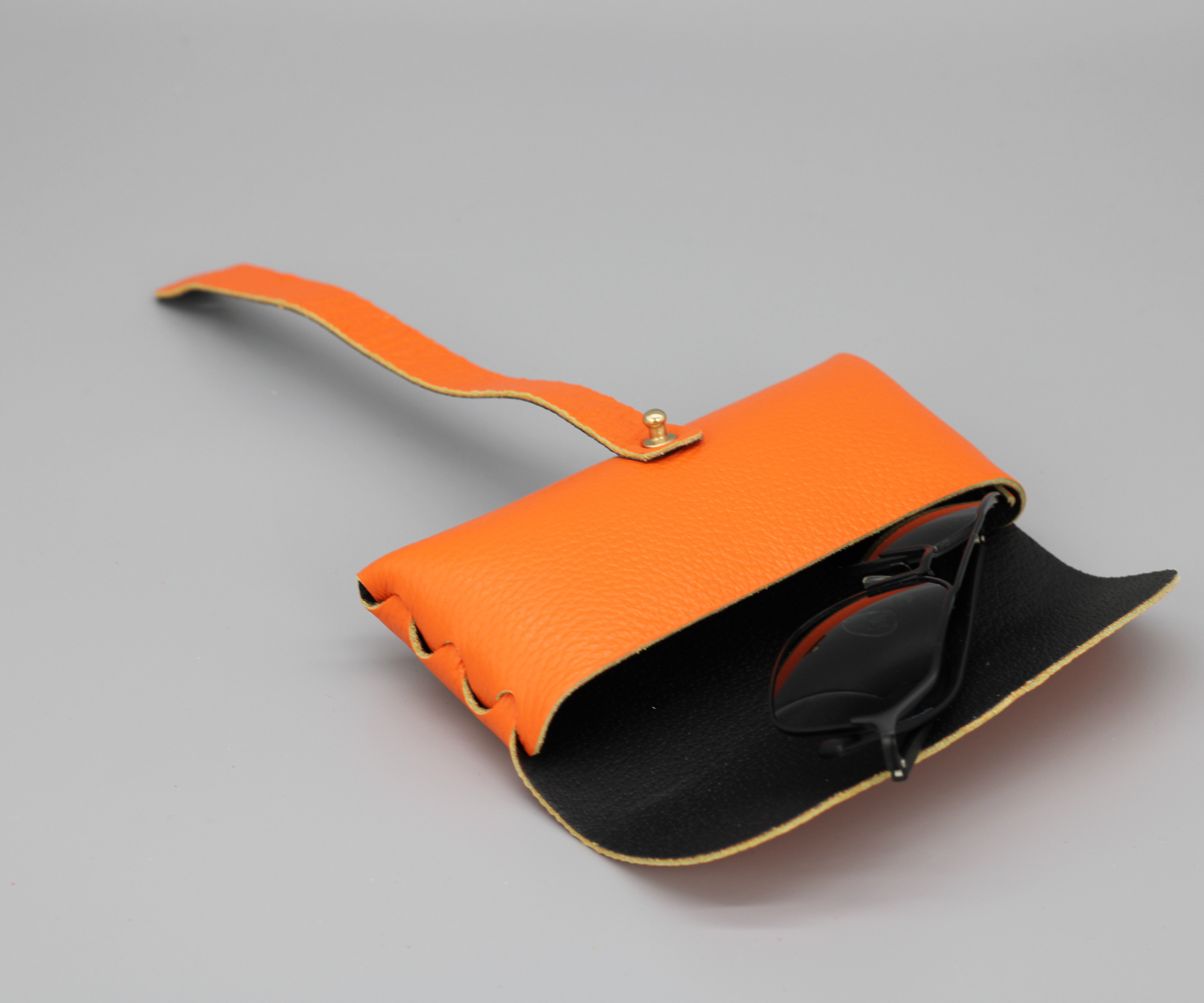 Glasses Case - Dark Cream