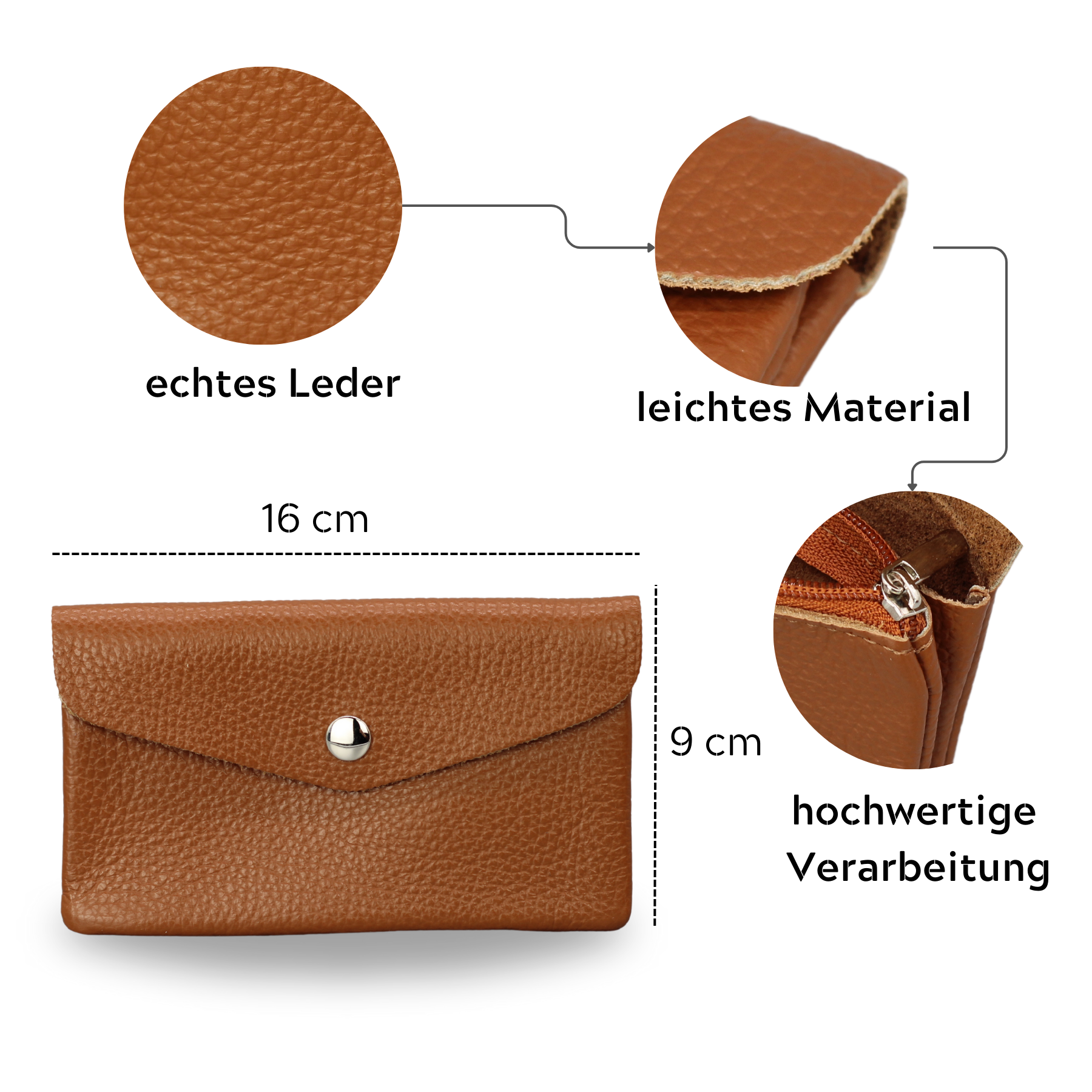Midi - Cognac Braun