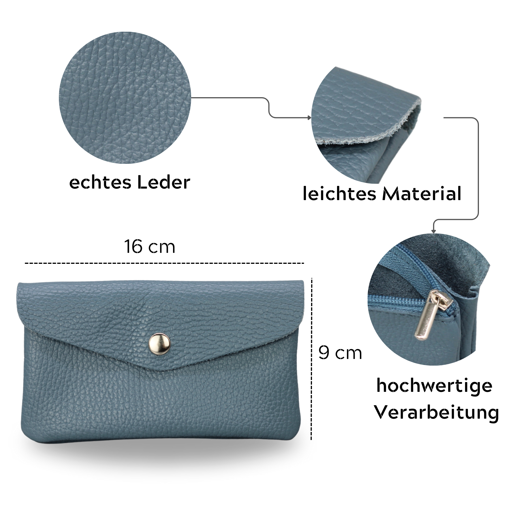 Midi - Jeansblau