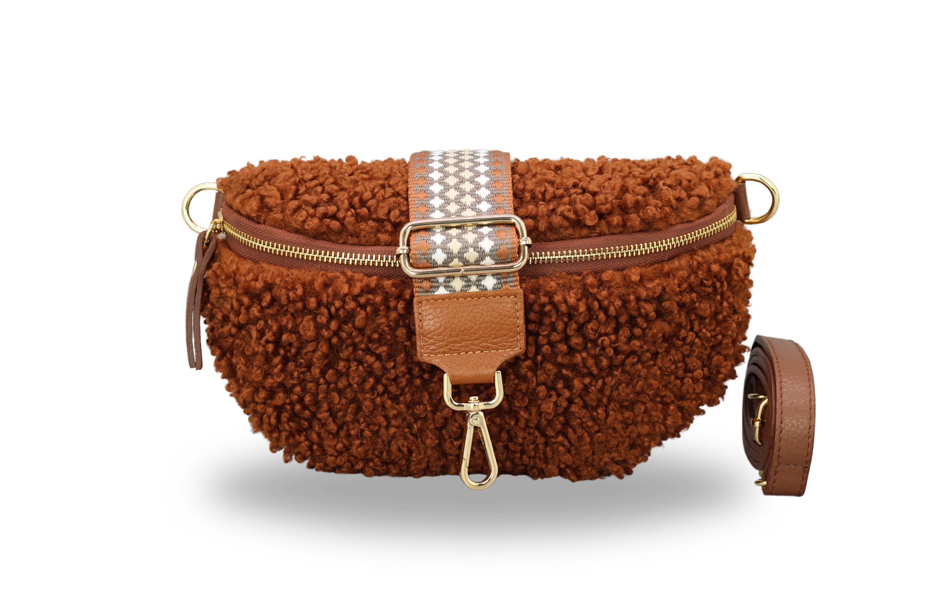 Teddy - Medium Cognac Braun (Gold)