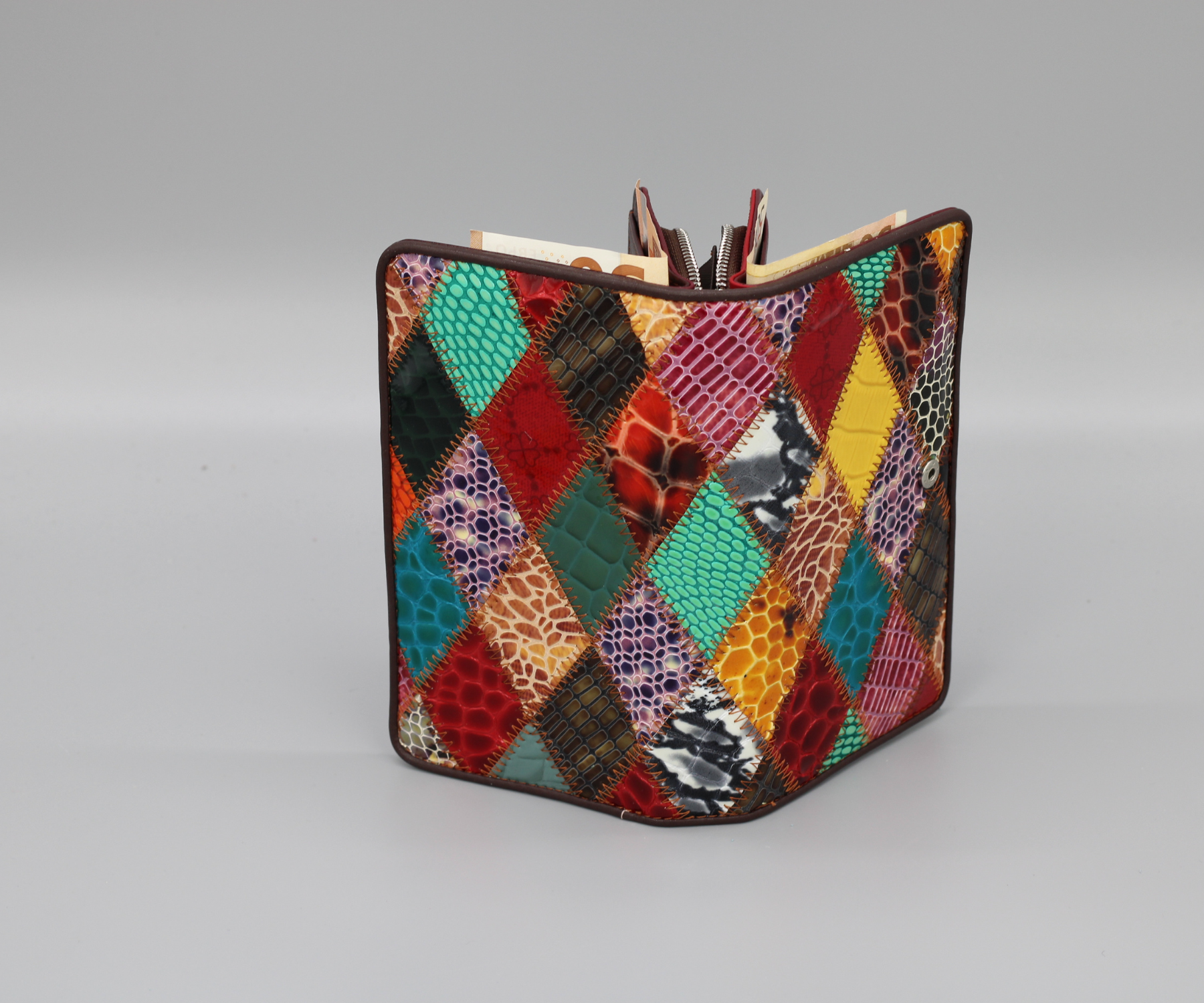 Buntes Portemonnaie Lang