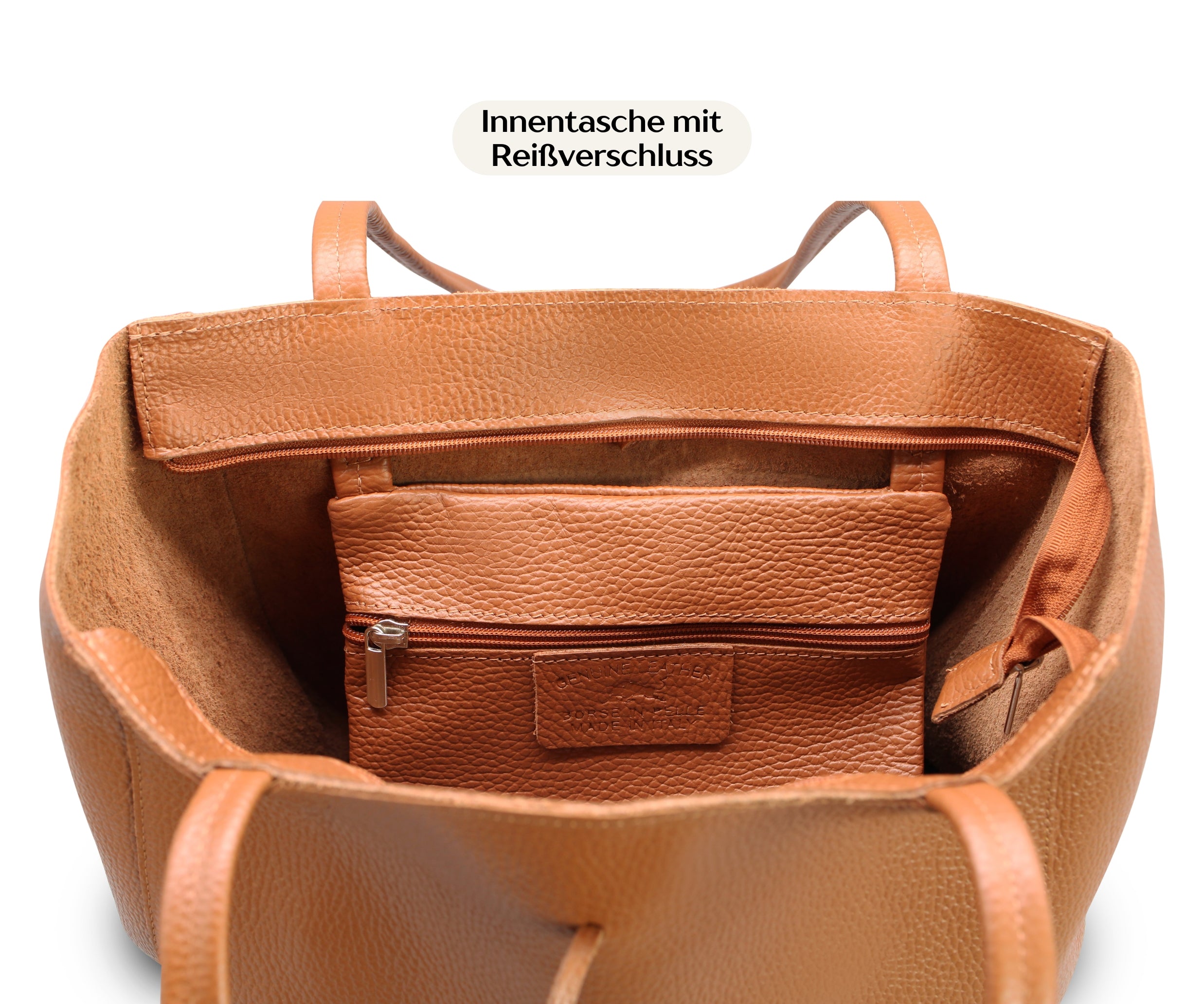 Shopper - Cognacbraun