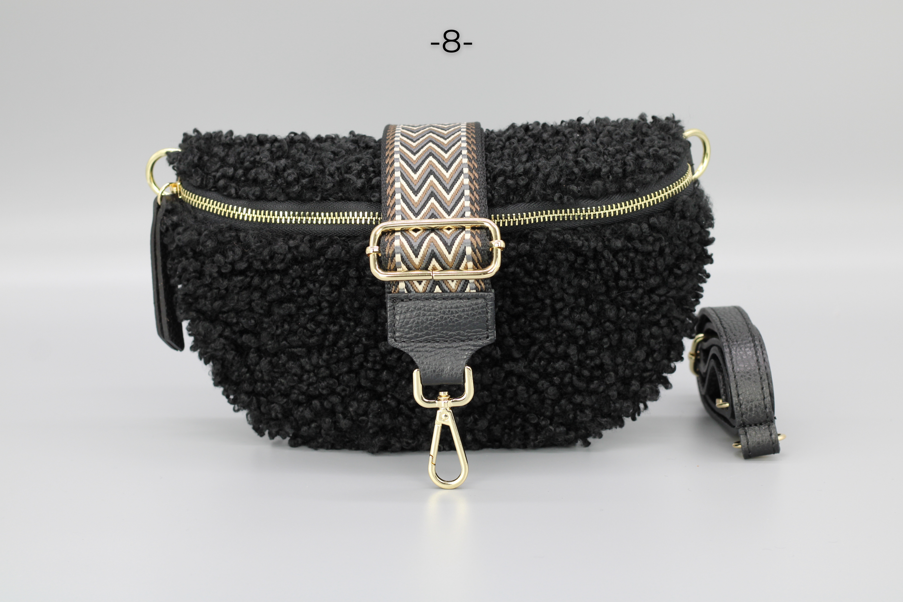 Teddy - Medium Schwarz (Gold)