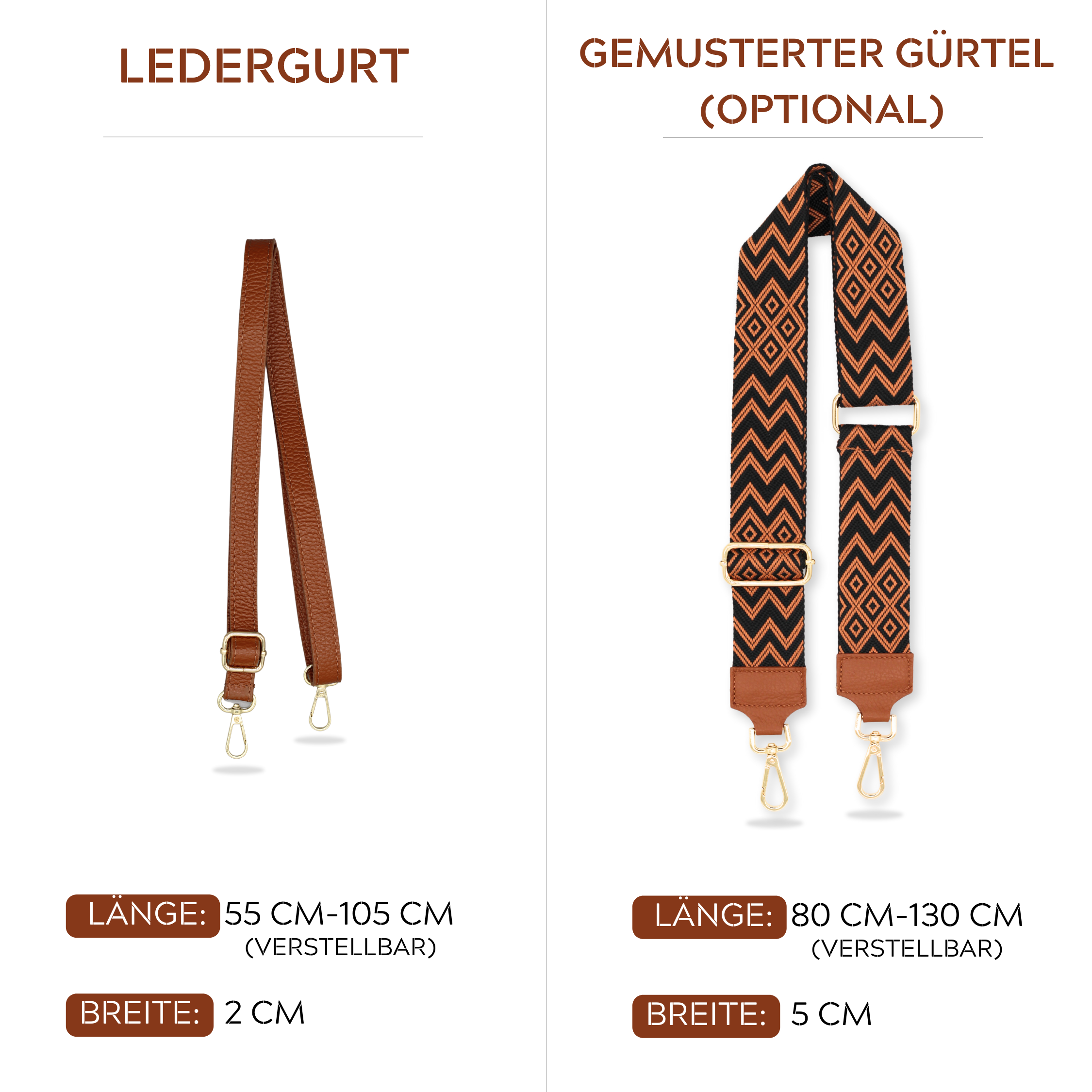Afia - Cognac Brown (Gold)