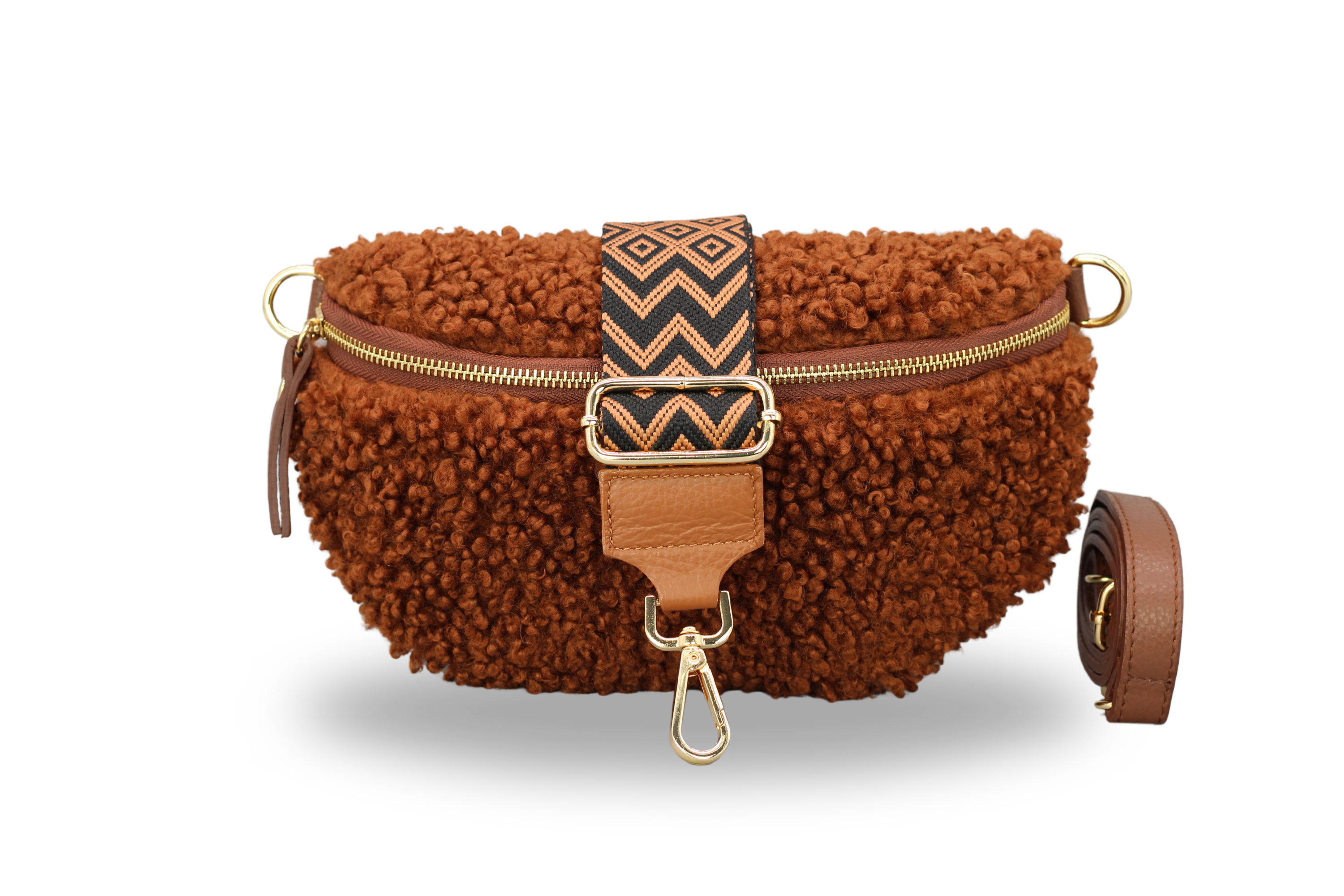 Teddy - Medium Cognac Braun (Gold)