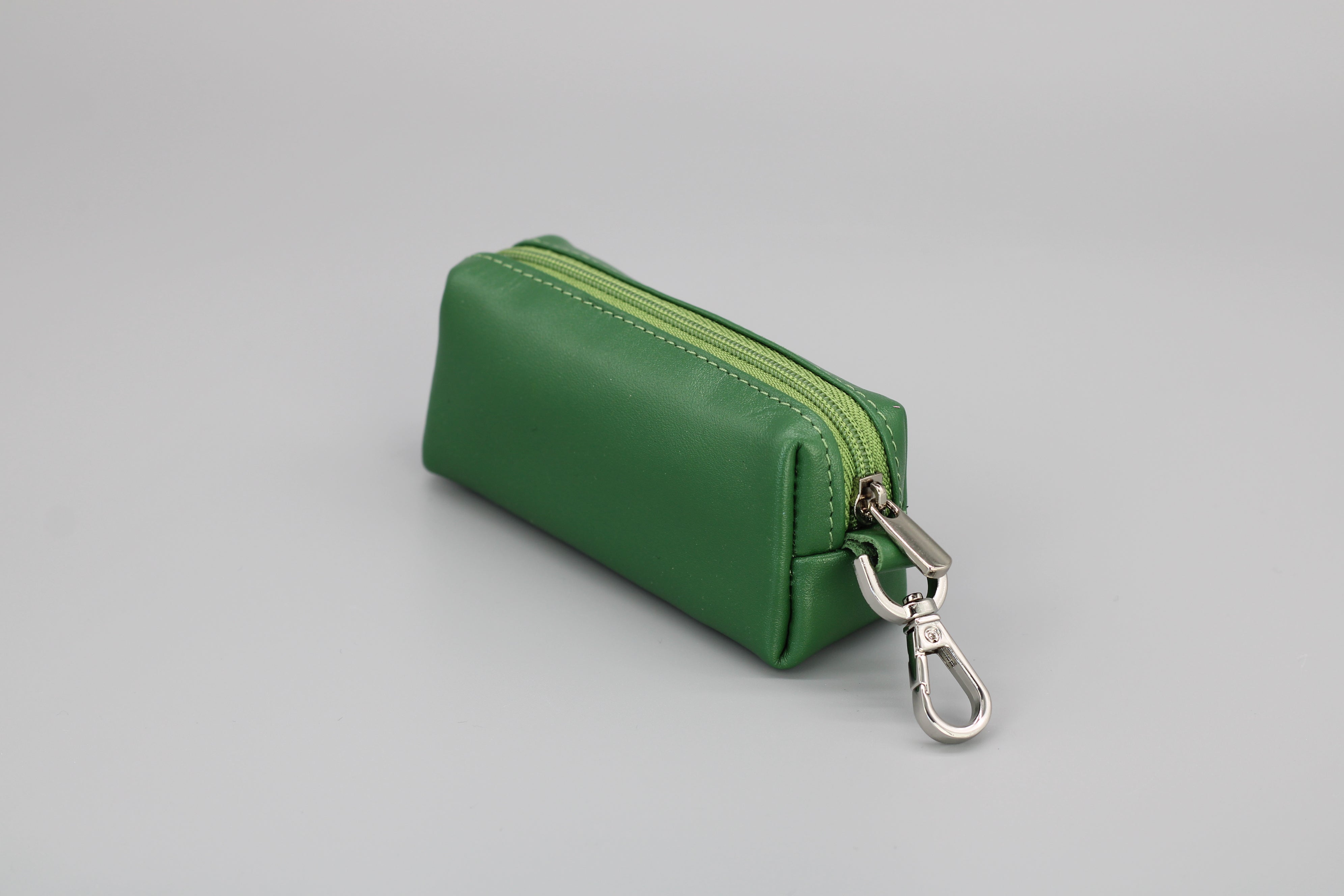 Schlüsseletui mit Geldfach - Grün