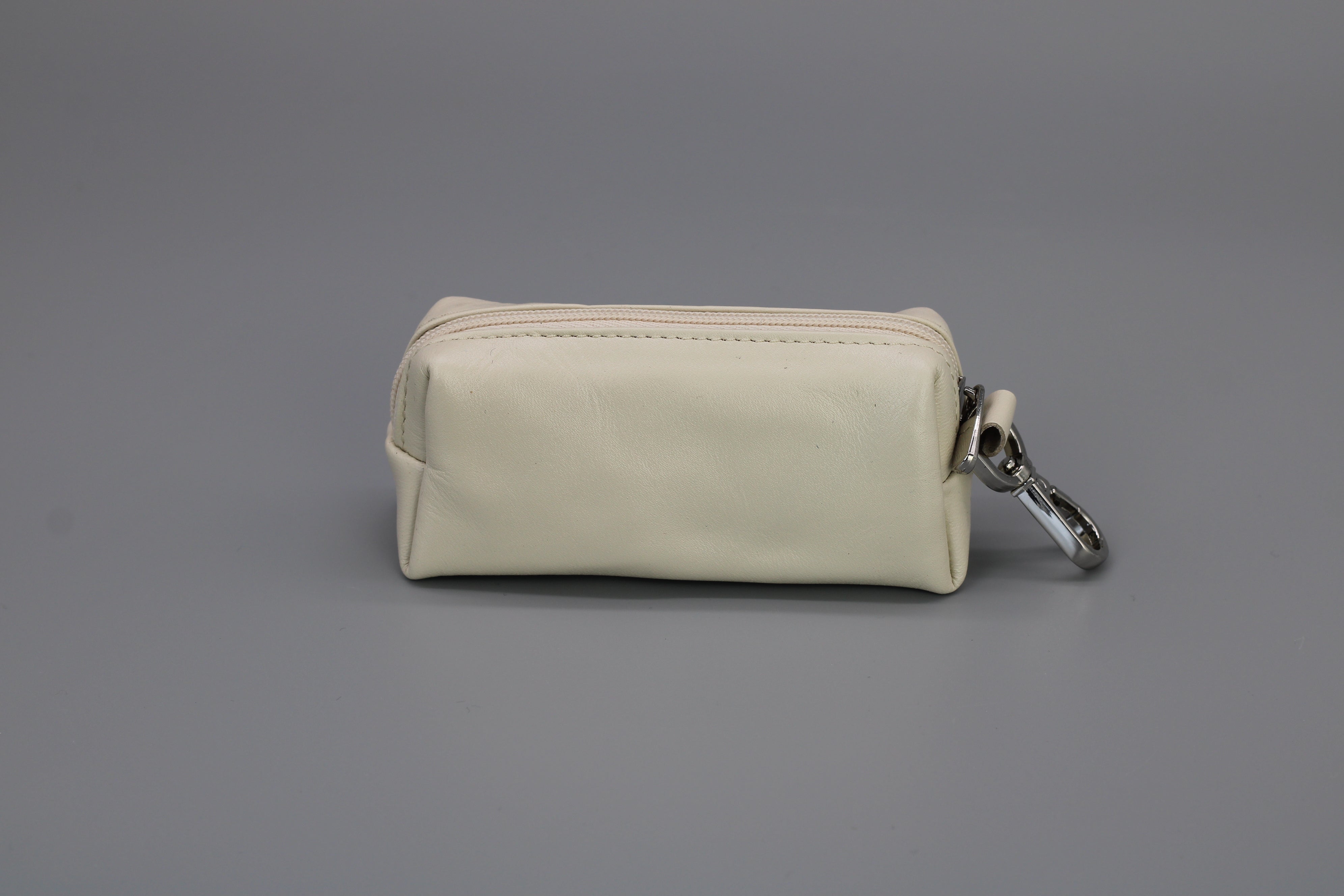 Key case with money compartment - Beige