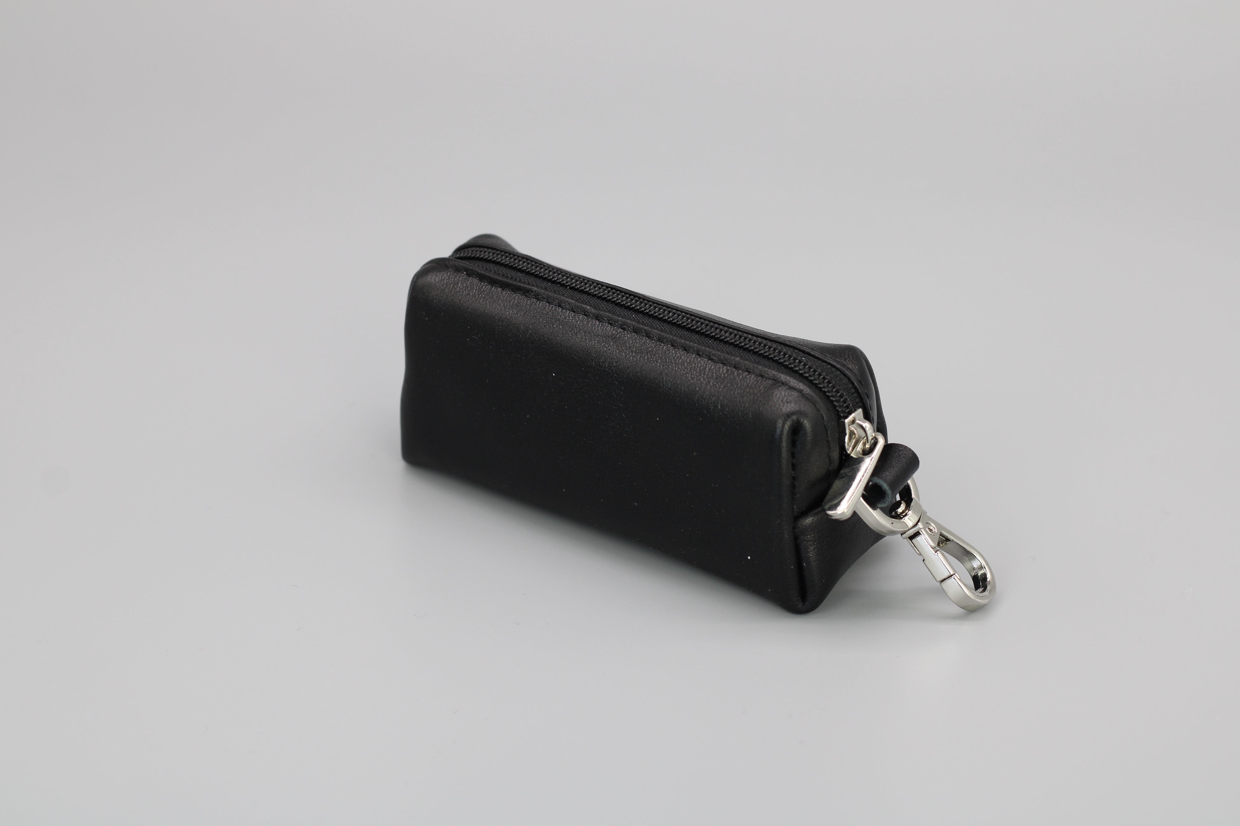 Key case with money compartment - Black