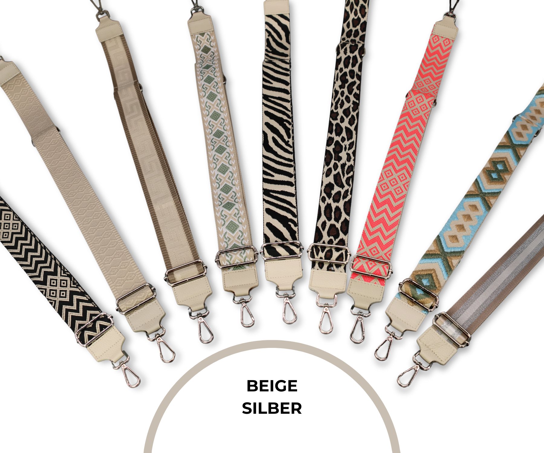 Taschenriemen - Beige(Silber)