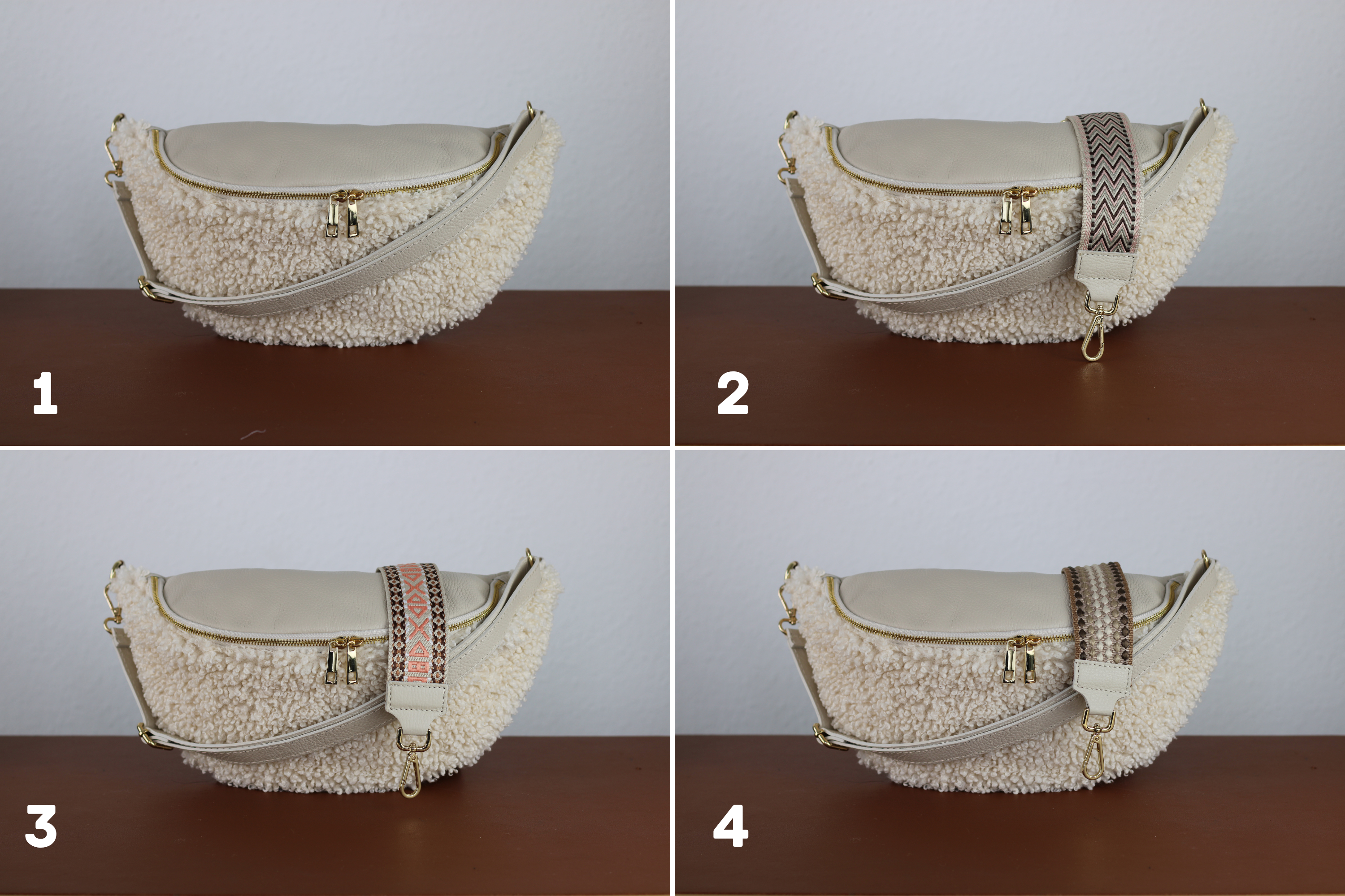 Teddy Bag - Beige (Gold)