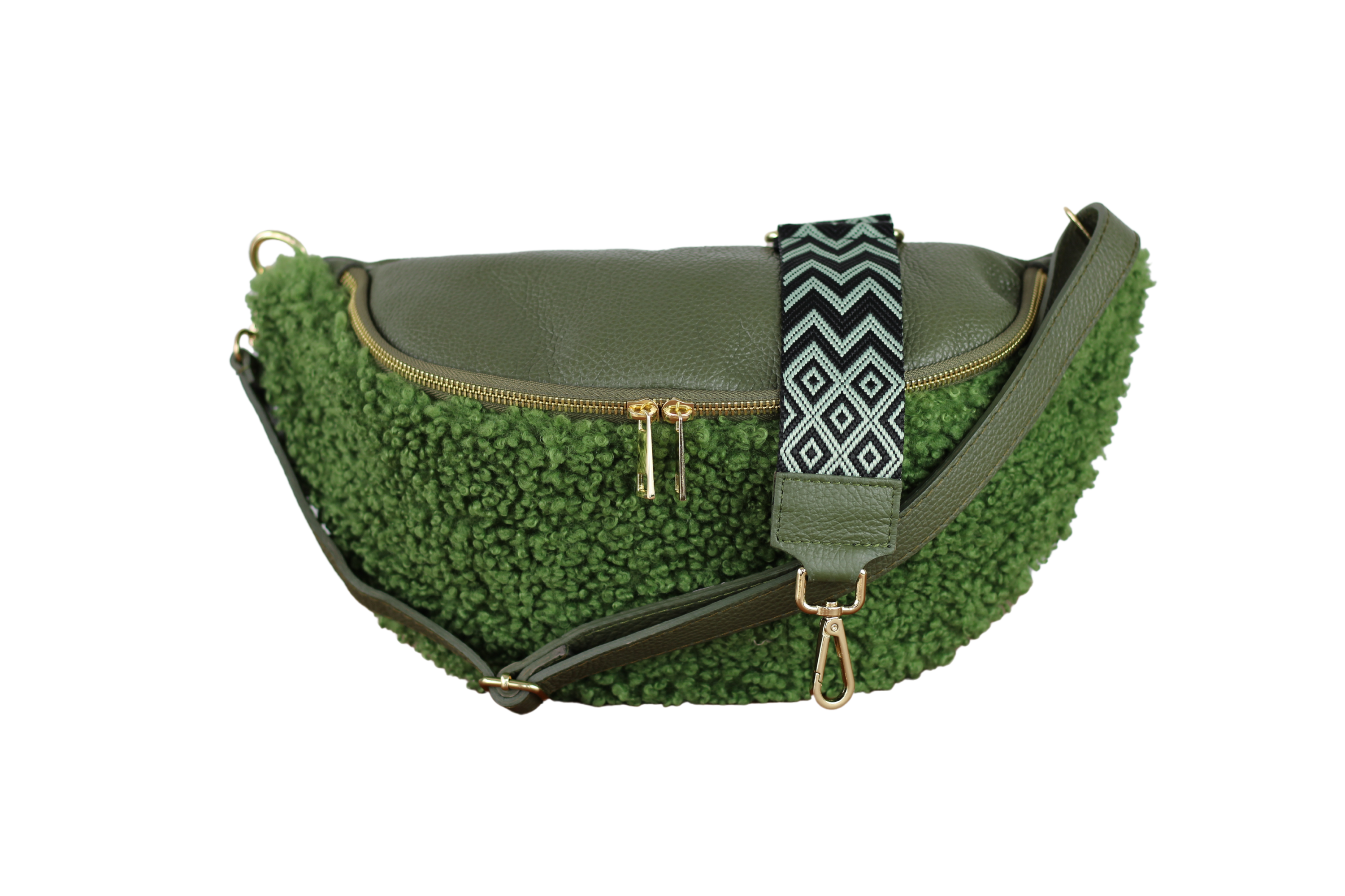 Teddy Bag - Khaki (Gold)