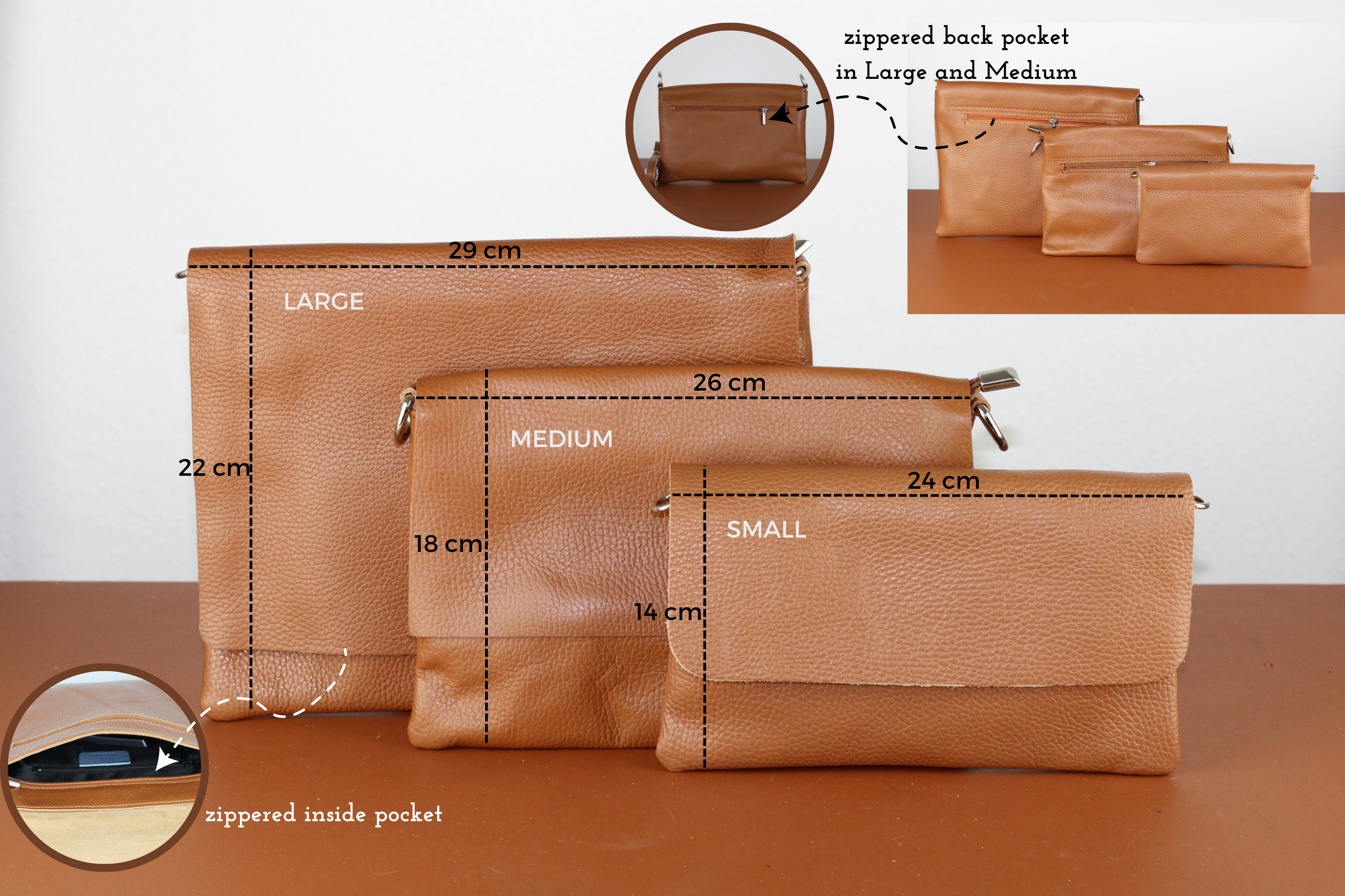 Elisa - cognac brown