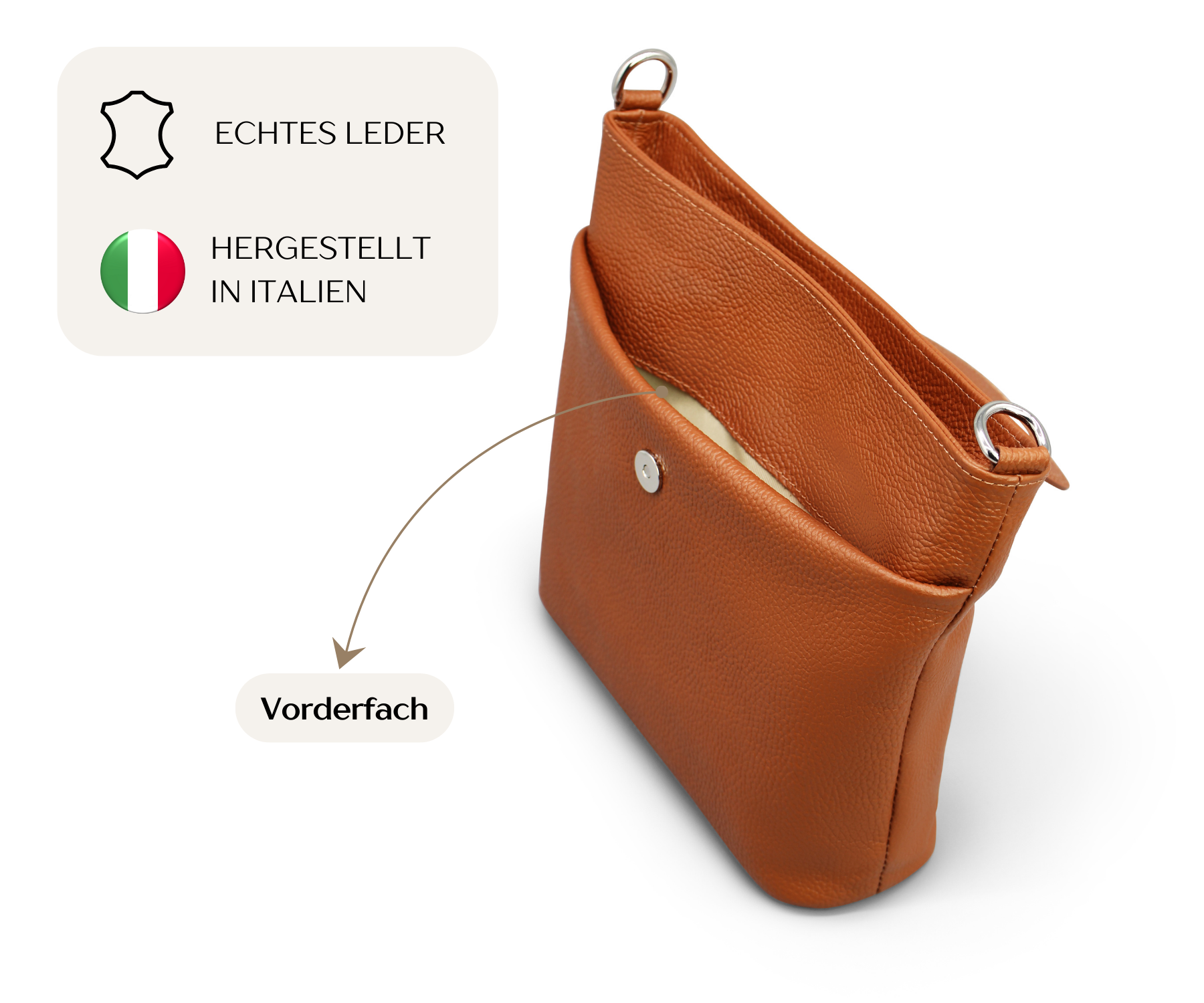 Ellie - Cognac Braun