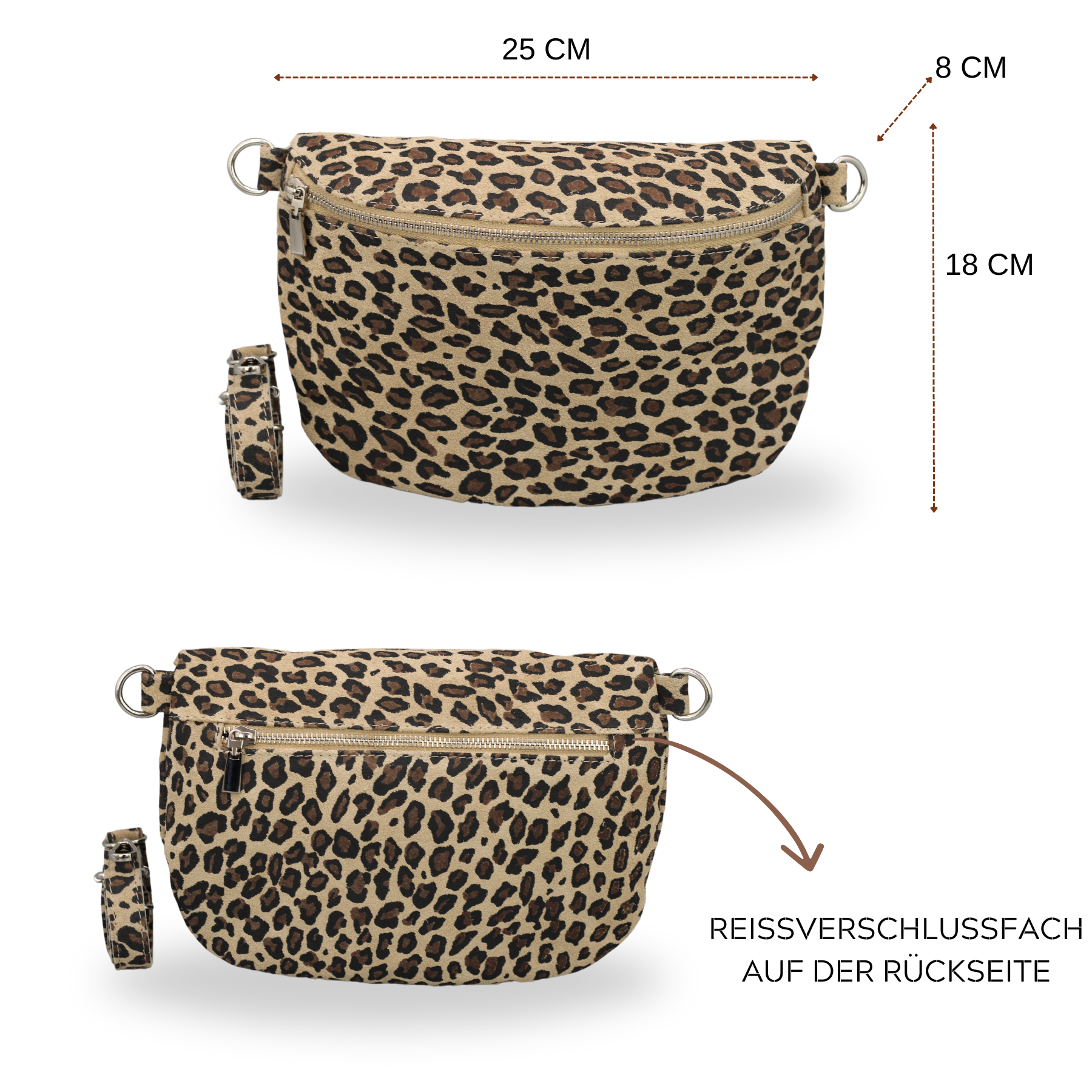 Afia Suede - Leopard