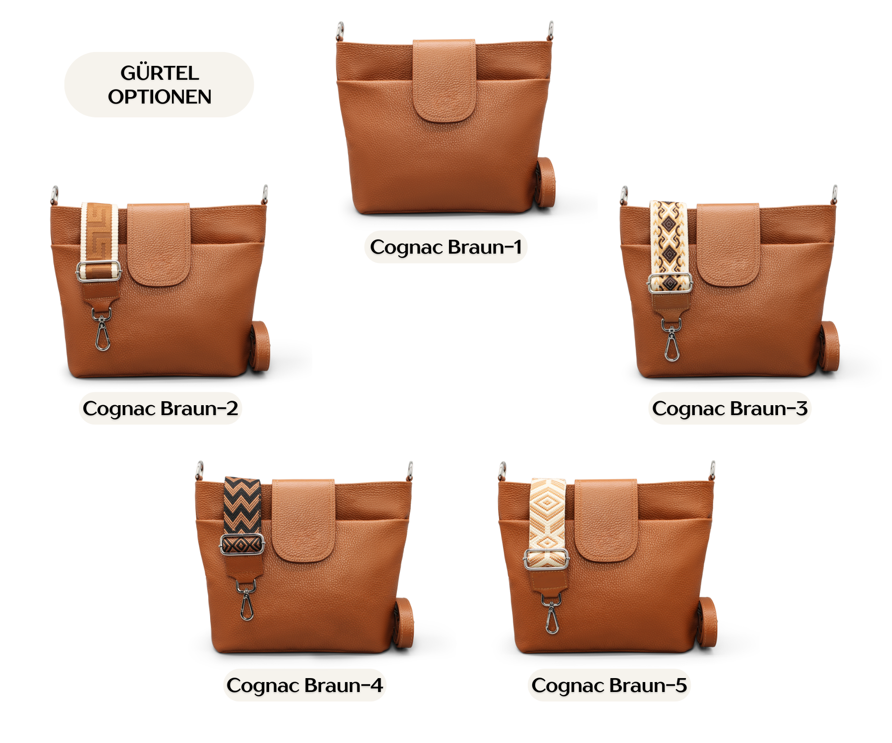 Ellie - Cognac Braun